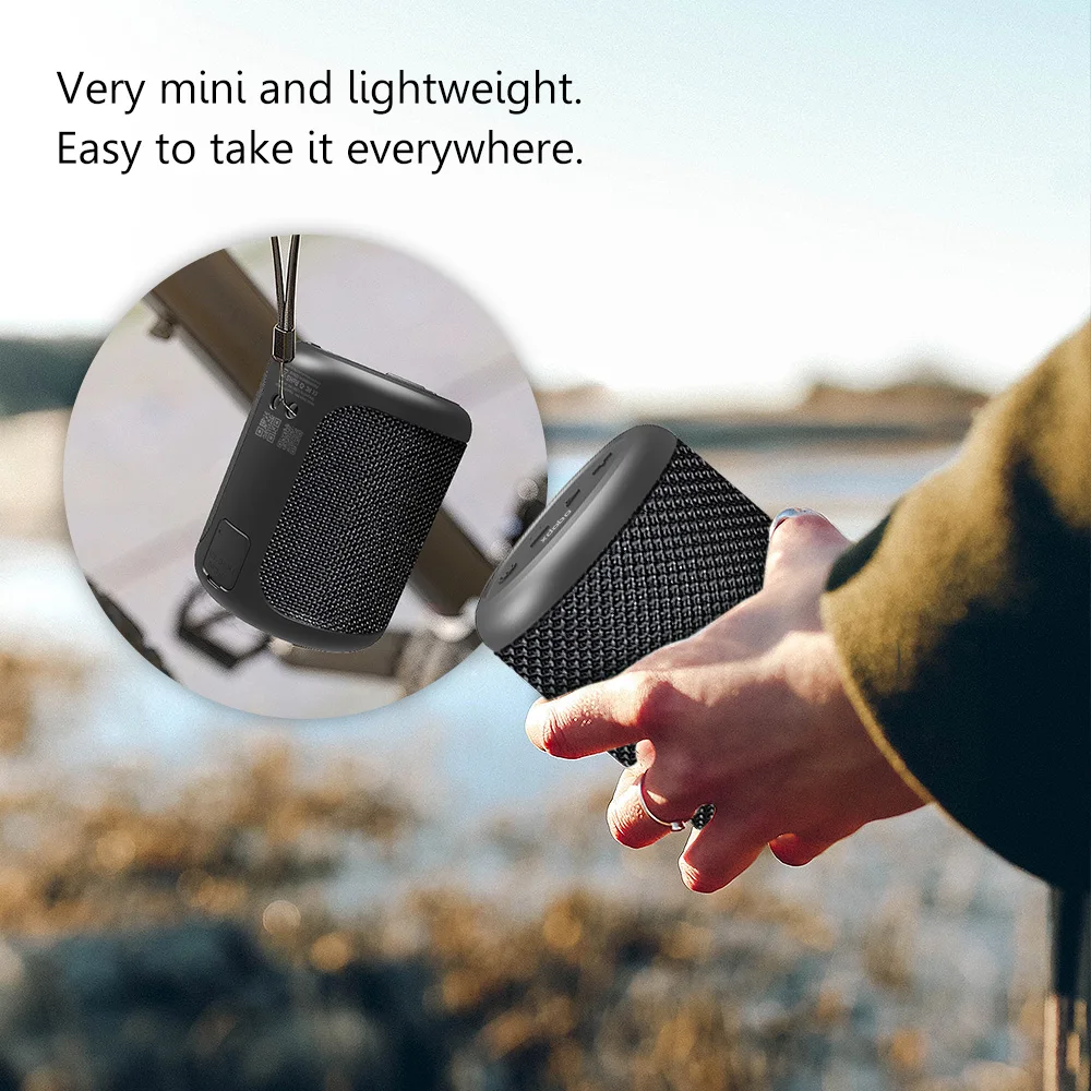 Waterproof Wireless Mini Speaker Stereo Speaker For Mobile Phone Portable PC Accessories Handsfree Voice - ANKUX.COM