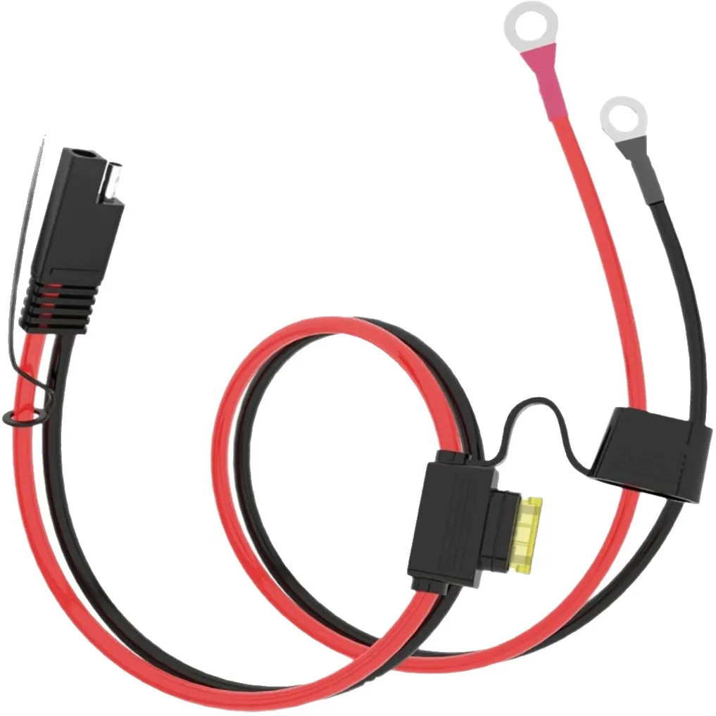 product in stock solar cell connector with fuse sae to o terminal grounding plate power cords extension cords connecting wire-7