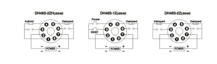 Реле времени dh48s s схема подключения