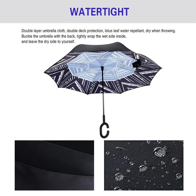 China manufacturer wholesale cheap reserve folding inverted umbrella