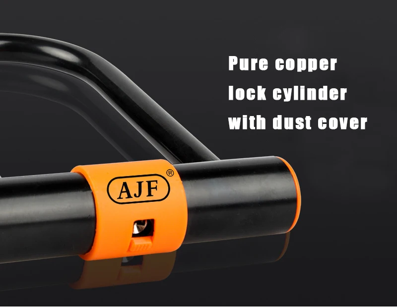 AJF Bicycle U-lock motorcycle anti-theft lock mountain bike cable strip lock