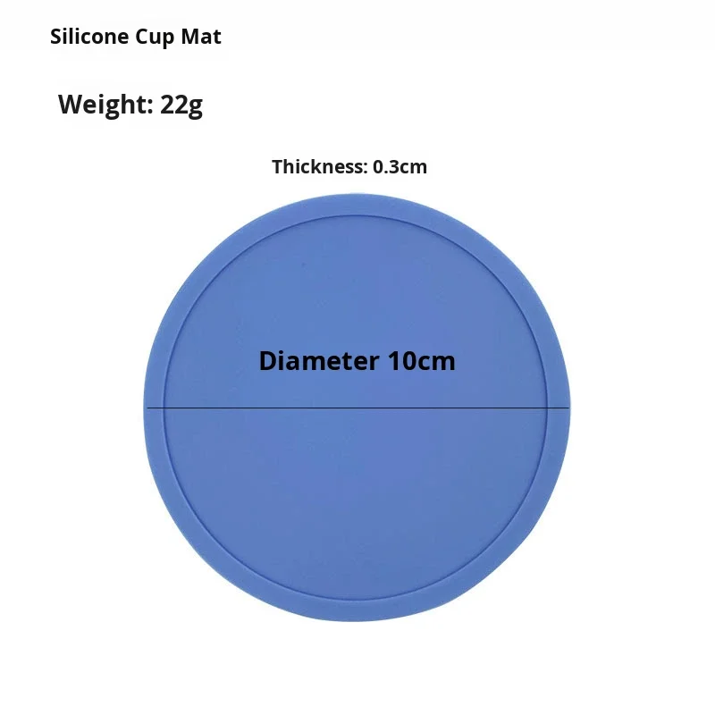 product custom logo anti scalding heat resistant non slip reusable modern design 10cm silicone insulation mat-1