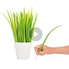Creative Office Decoration Silicone Grass Leaf Pen Ball Piont Pen