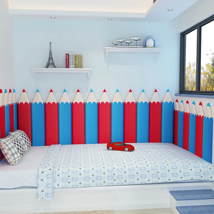 Ecofriendly High Dense Sponge Pu Safety Wall Padding For Children