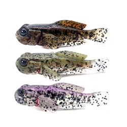 Newbility HD Goby Soft Bait 5pcs/pack 75mm 9.3g Hand Painting Multiple Colors Live Swimbait Fishing Lure