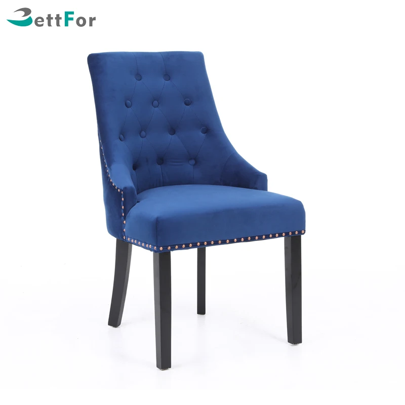 
Wholesale vintage tufted back dining room chair fabric BDC-193 