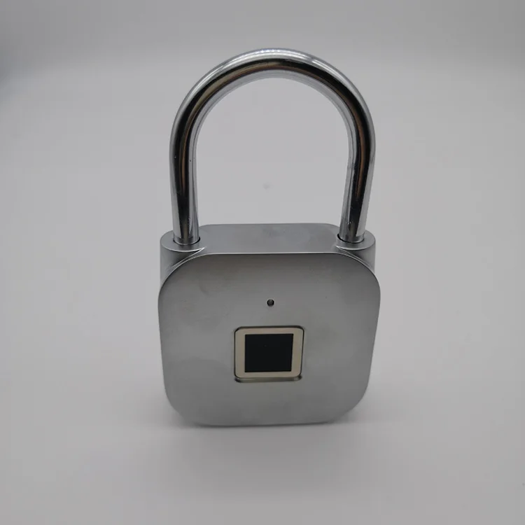 Smart Fingerprint padlock USB Rechargeable Waterproof Anti-Theft Security finger print Padlock