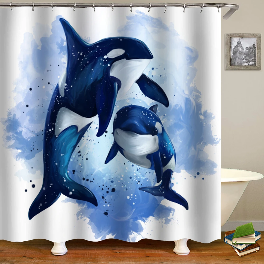 2020 Customized New Designer Art Deco Fashionable Bath Shower Curtains