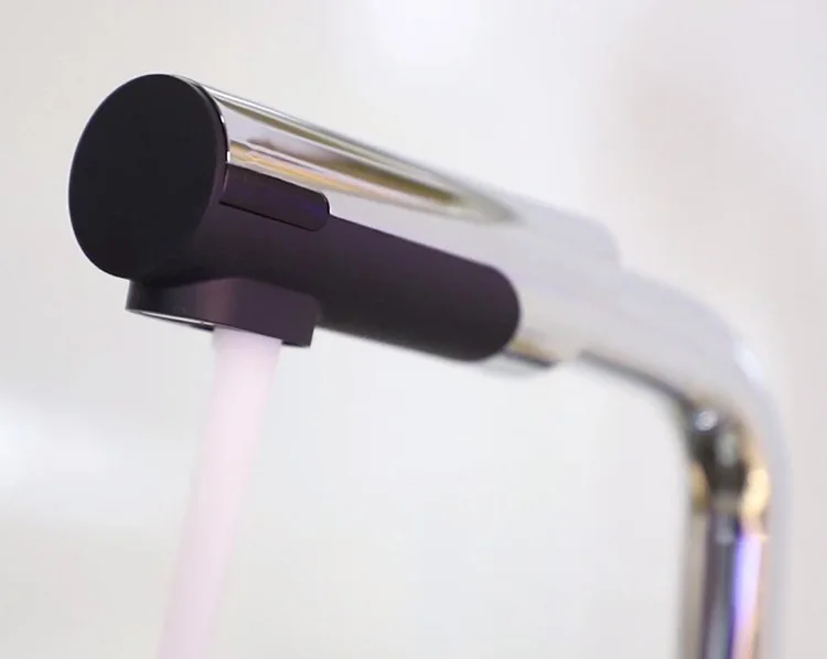 New Double Sensors Stainless Steel Kitchen Sink Sensor Faucet