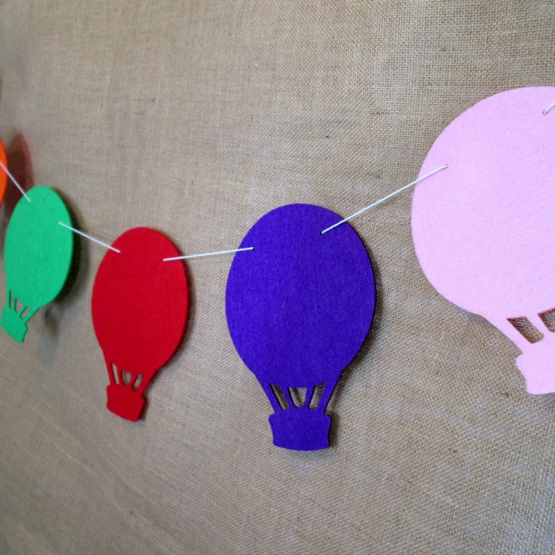 eco-friendly products felt flag on a string