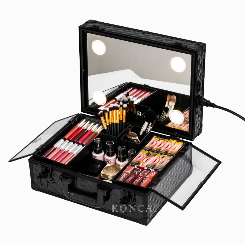 makeup set suitcase