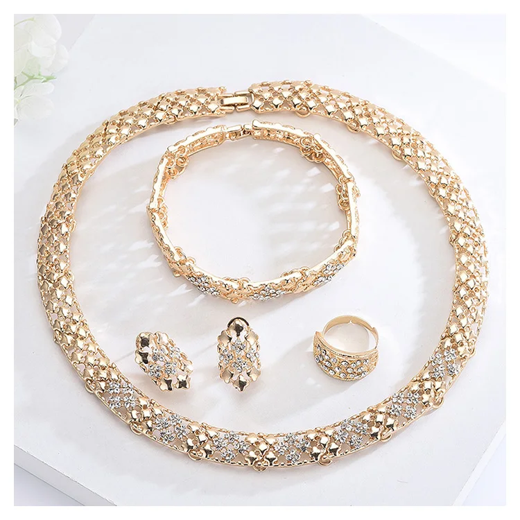 热卖婚礼新娘手工极简主义套装土耳其珠宝 - buy turkish jewelry