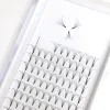 Heat-bonded eyelashes extension 0.07mm CD curl light weight 6D premade volume fans mink eyelashes