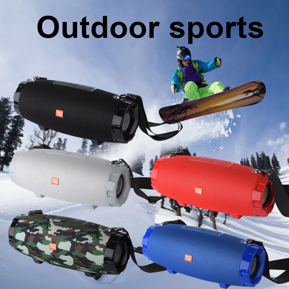 TG526 40W Portable Blutooth Speaker Wireless Outdoor Column Waterproof 3D stereo Subwoofer Speakers - ANKUX.COM