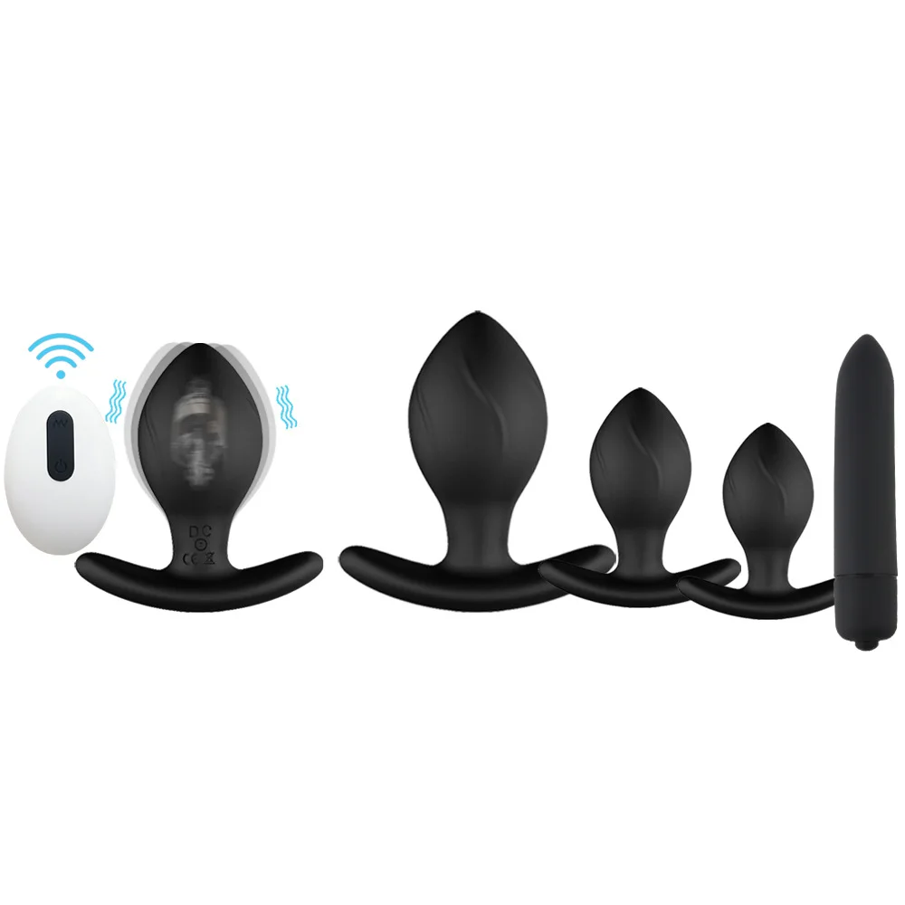 Lufilufi Charging Vibration Remote Control Fist Silicone Rear Anal Plug Different Specifications