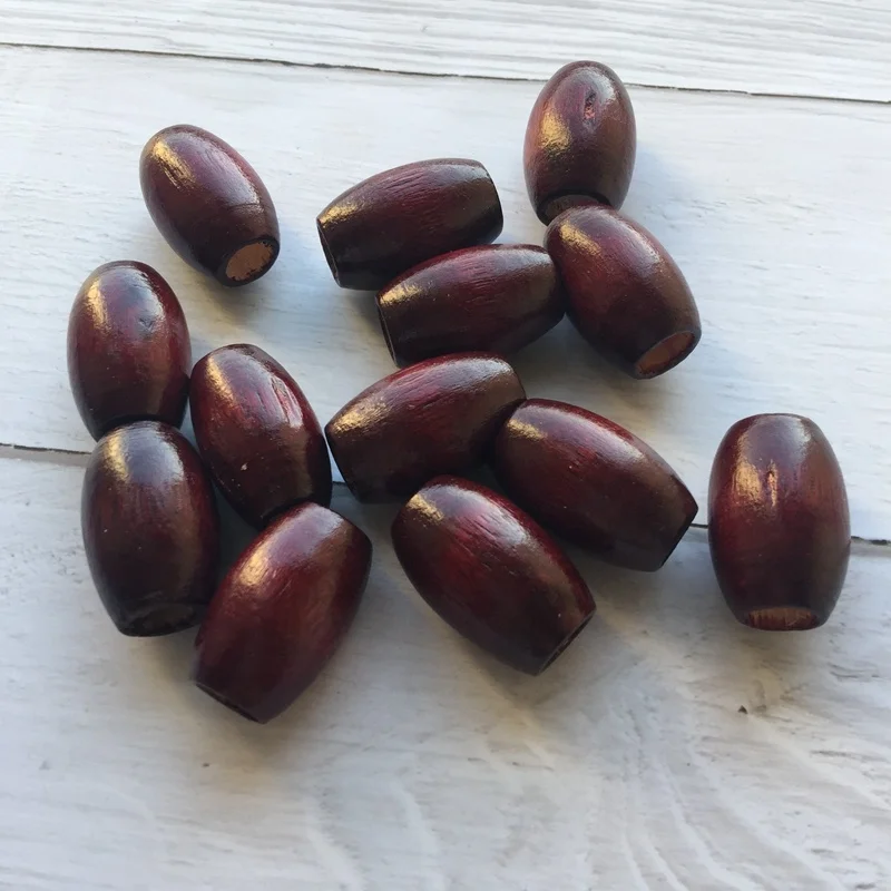  30.x20mm large hole wood beads wood beads for jewelry making wooden beads