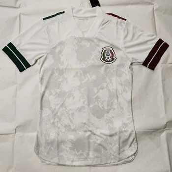 Mexico 2020 Away Player Version Soccer Jersey Home Black White Uniform ...