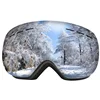 Sports Breathable Adjustable Anti-fog Lens Eyewear Skiing Eyes Protector Ski Snowboard glasses Sunglasses Ski Googles For Adult