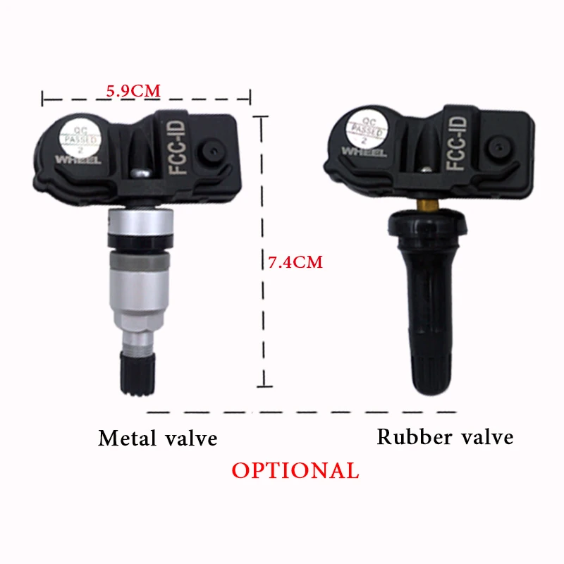 Factory wholesale programmable universal tpms sensor 315mhz 433mh ztire