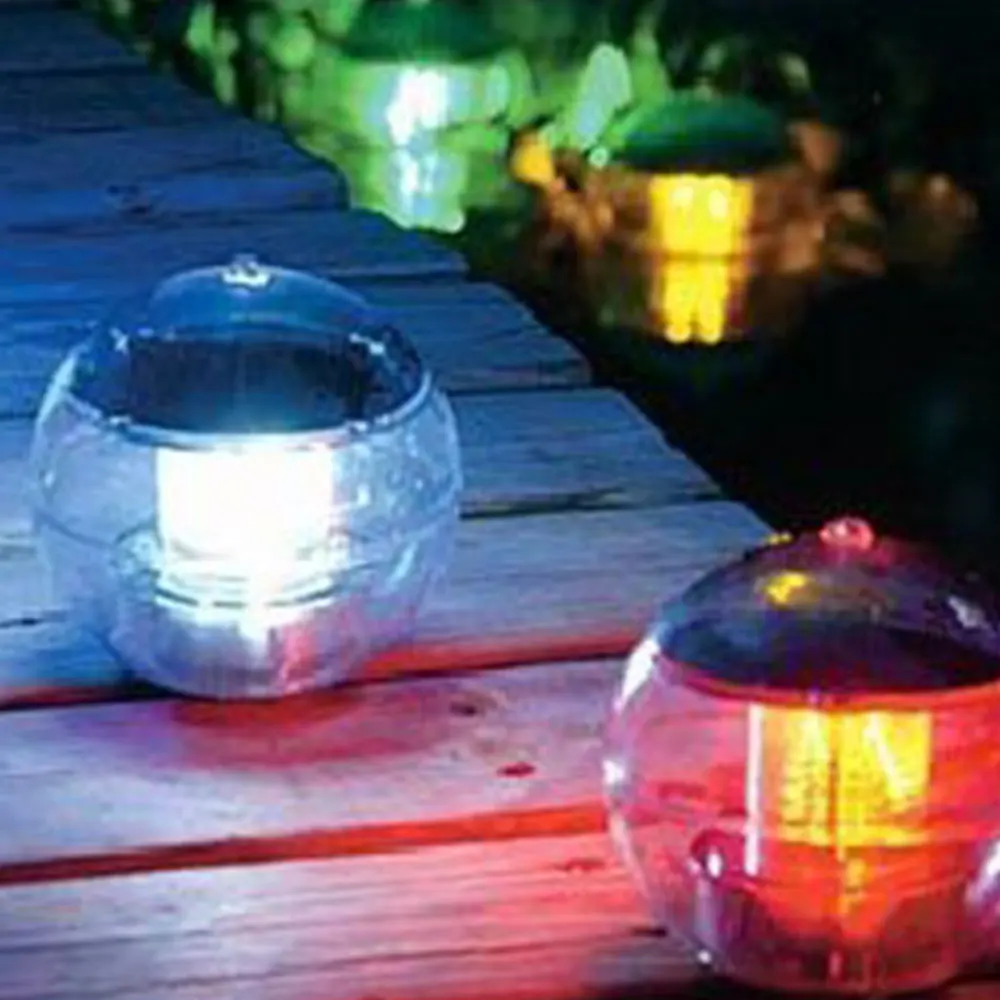 Sun Light Solar Outdoor Swimming Pool LED Multi Color Changing Drift Water Floating Light