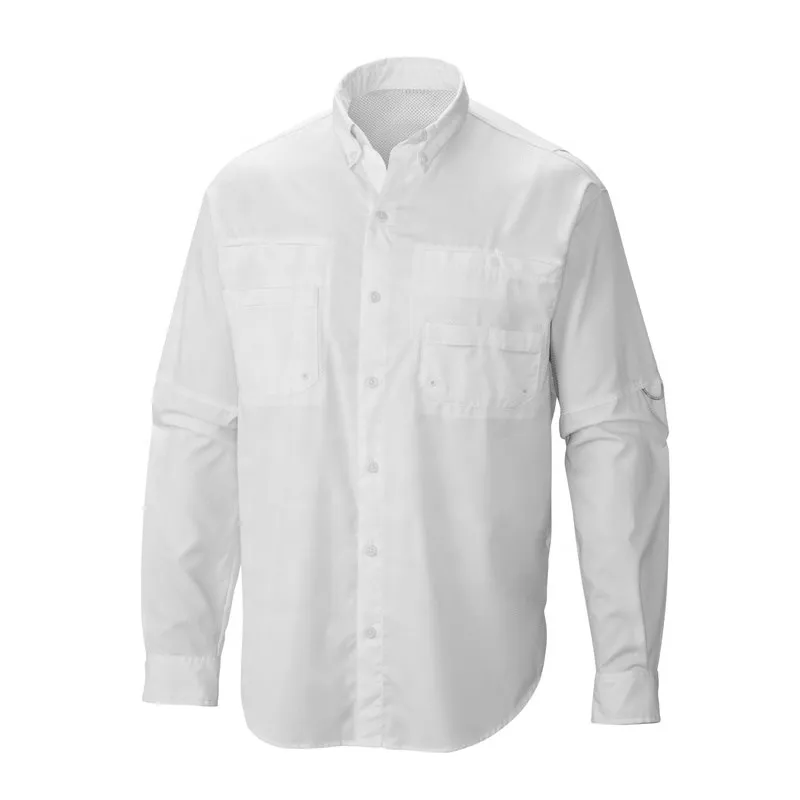 Custom Performance Long Sleeve Button Up Fishing Shirt Blank Wholesale