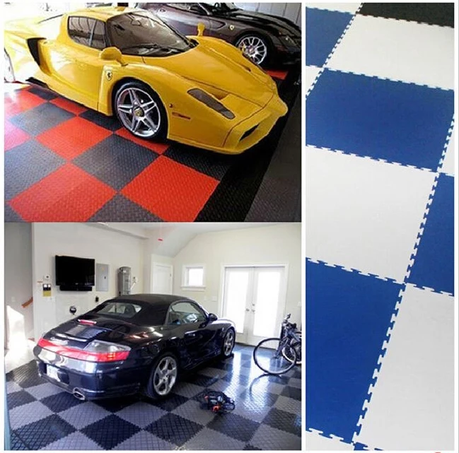 Interlocking Garage Floor Pvc Tile Floor Mats For Cars Heavy Industry