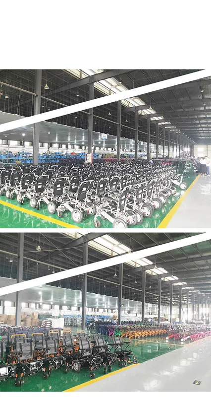 Disabled Wheelchair Portable Motorized Wheelchair Omni-directional Electric Mobility Wheel Chair factory