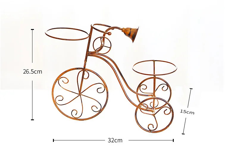 Велосипед для цветов из металла своими руками фото схемы