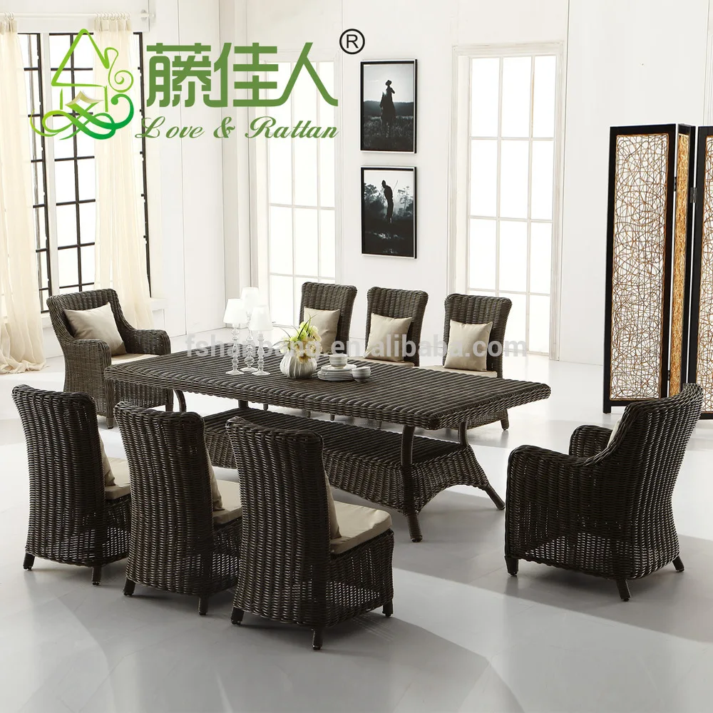 Rattan Outdoor Furniture Patio Wicker Sectional Sofa Set