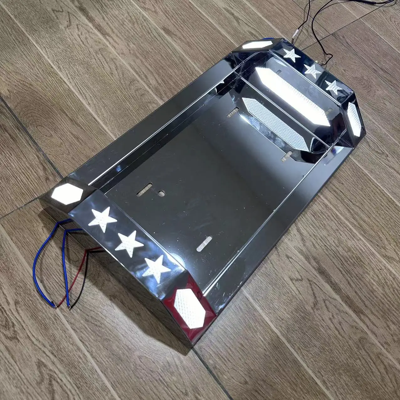 GHCD New Product High Quality  Japanese Truck LED Stainless Steel  License Plate Frame Size 44*26 Factory Direct Sales factory