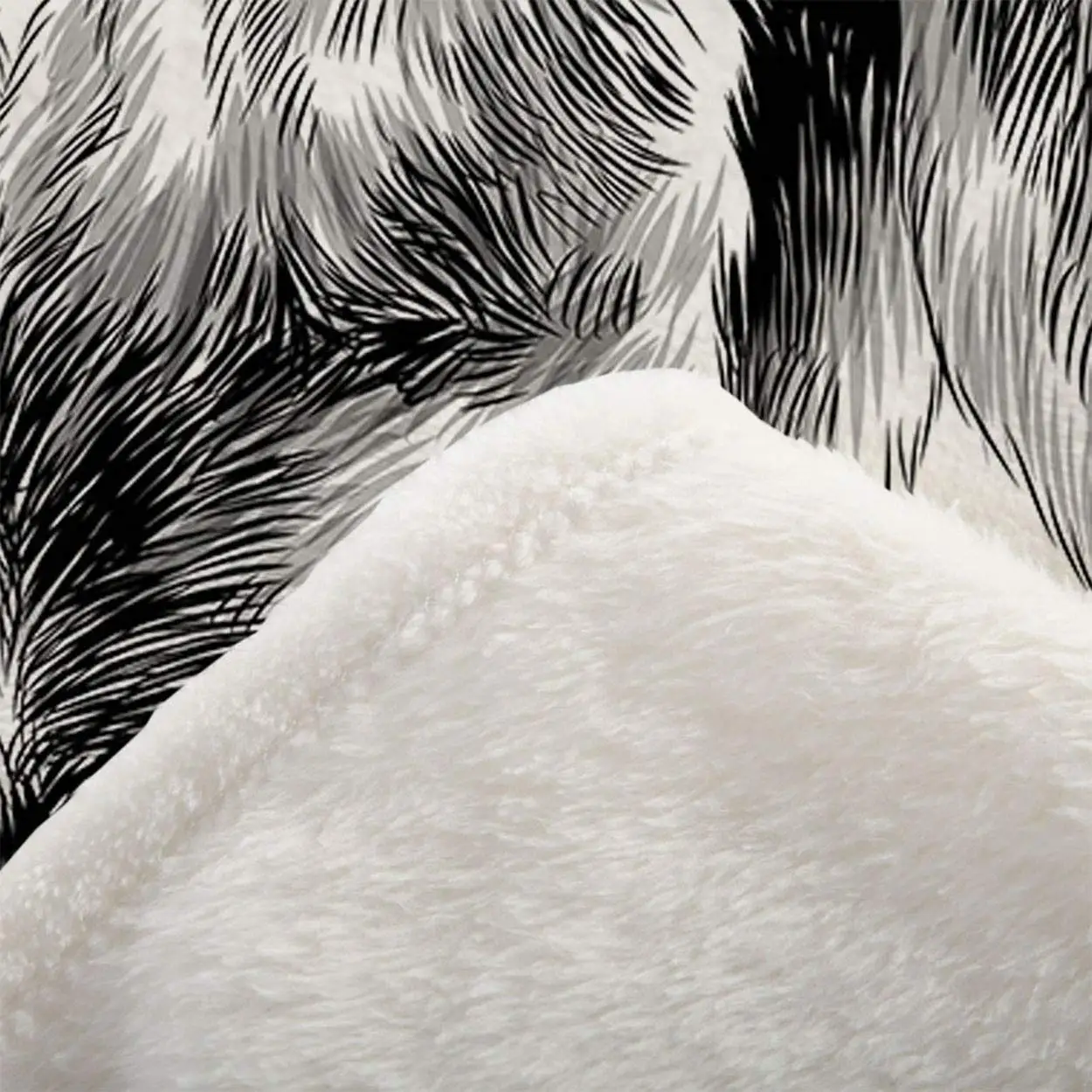 printed fleece blanket