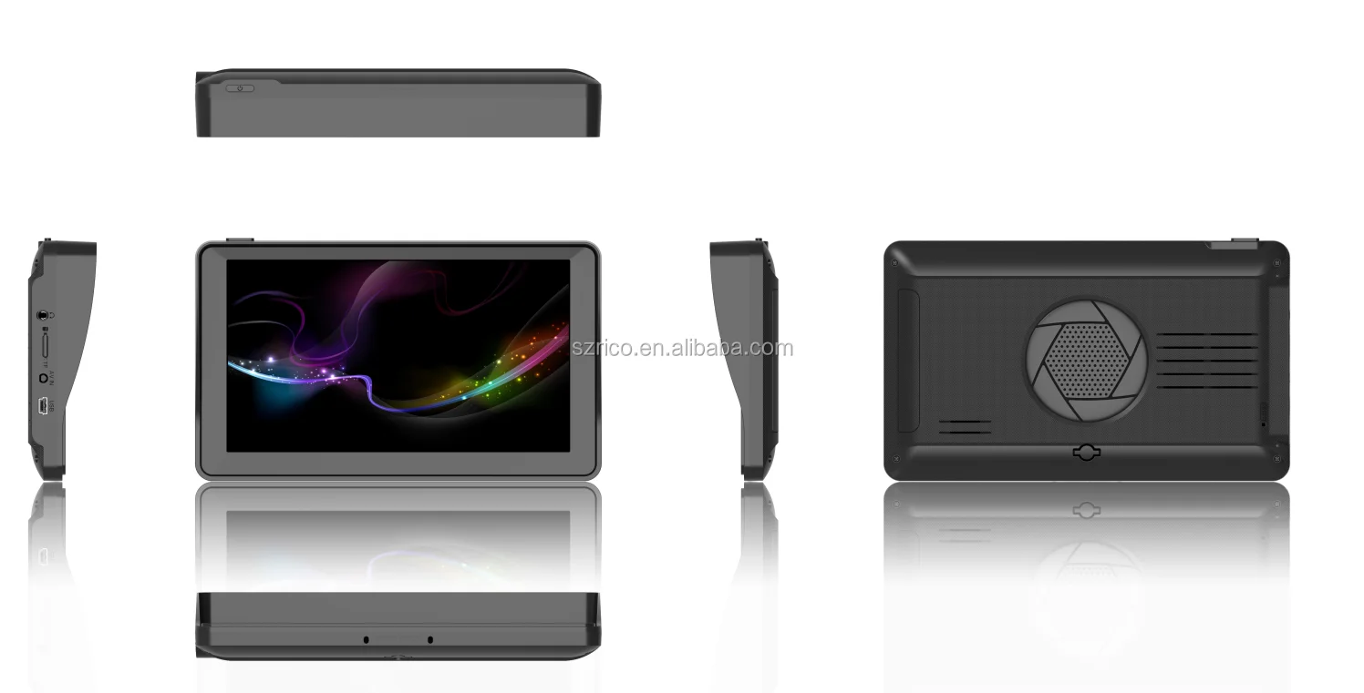 2020 Windows CE 6.0 GPS navigator Mstar 2531 7 inch GPS Sunshade case Navigation gps with big Battery
