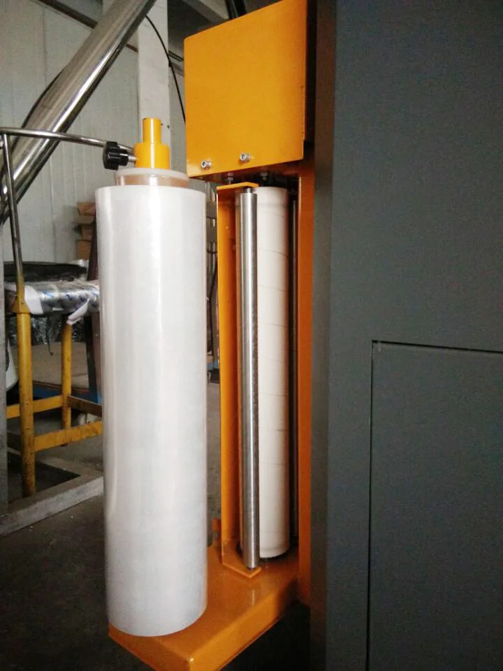 Airport Luggage Wrapping machine/ Stretch film pallet wrapper machine/ pallet stretch wrapping machine with pressure plate