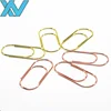 common shape Rose Gold golden paper clips for for stationery,gift