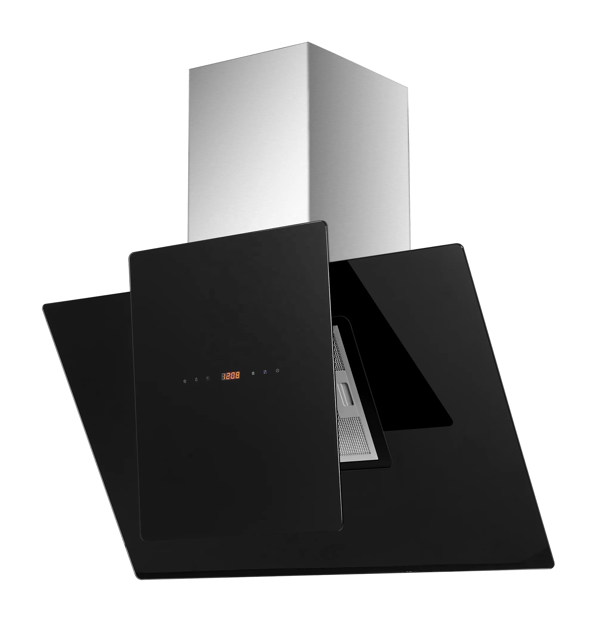 90cm High end Automatic Range Hood Touch Switch Household Kitchen Extractor Stove Range Hood