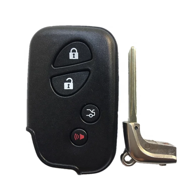 Keyless 4 Buttons Smart Remote Car Key Fob Case Cover Blank For Lexus ...