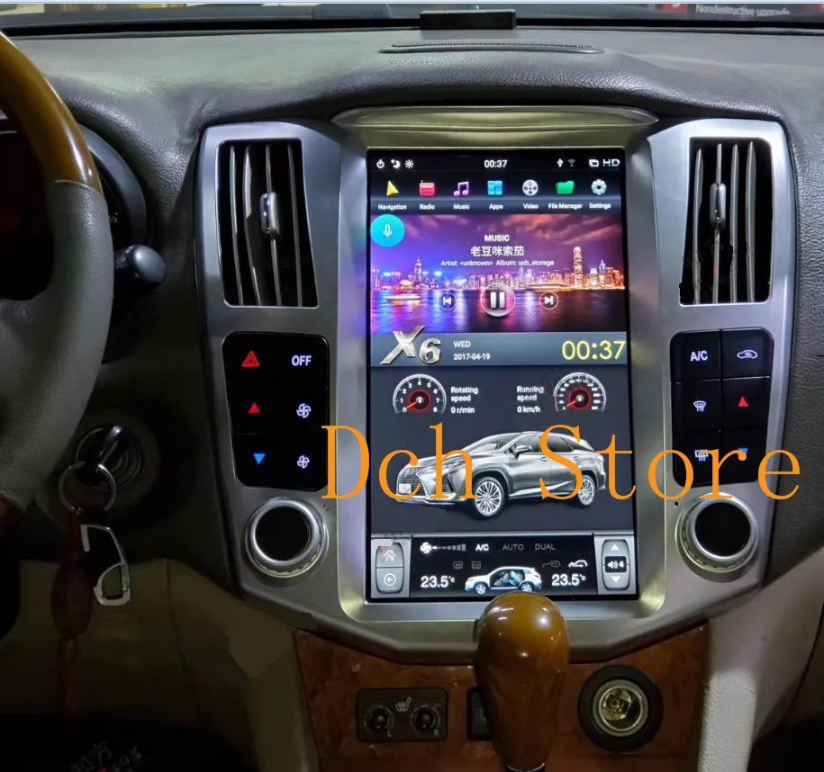 Как снять магнитолу лексус rx350 11.8 Inch Vertical Tesla Style Android 11 Car Dvd Radio Gps Player For Lexus Rx 