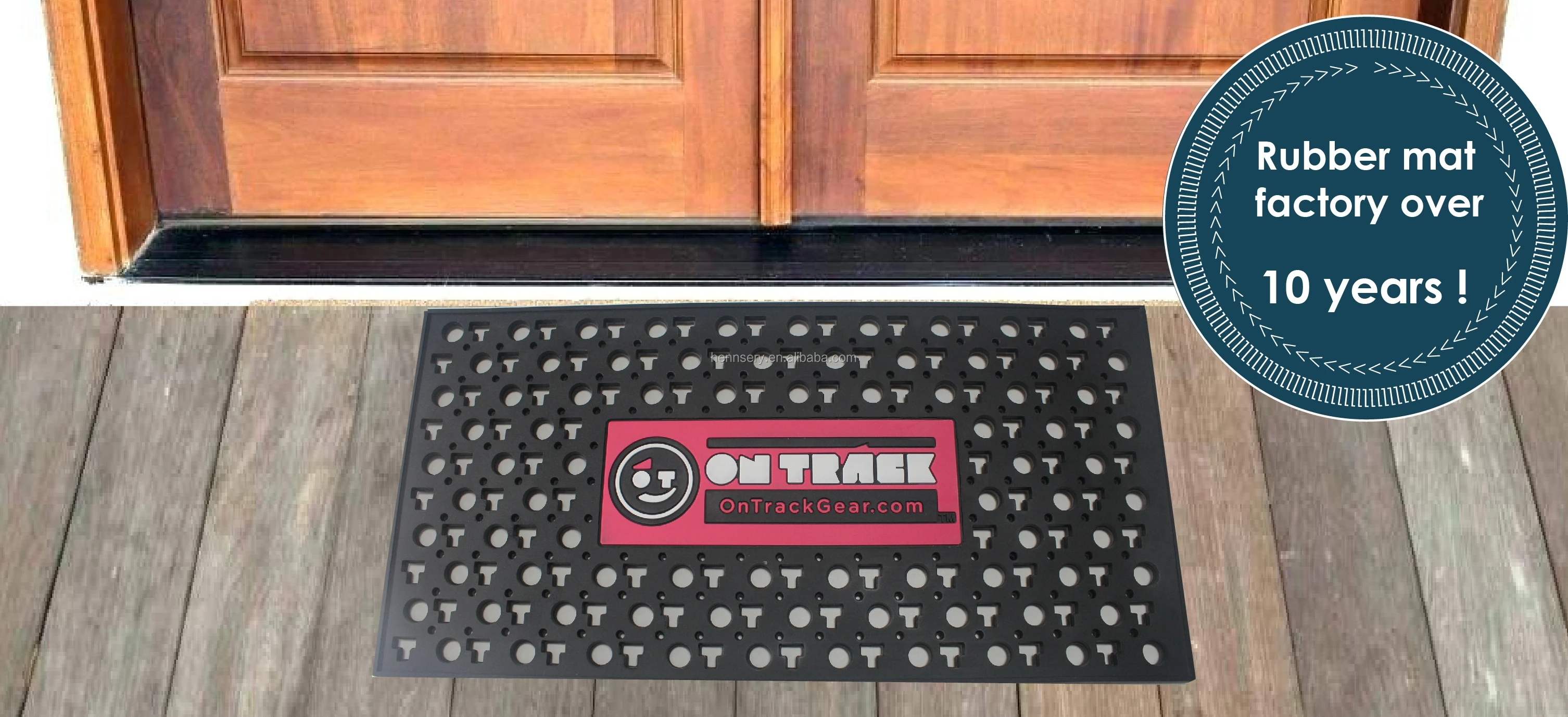 outdoor welcome mats for double doors