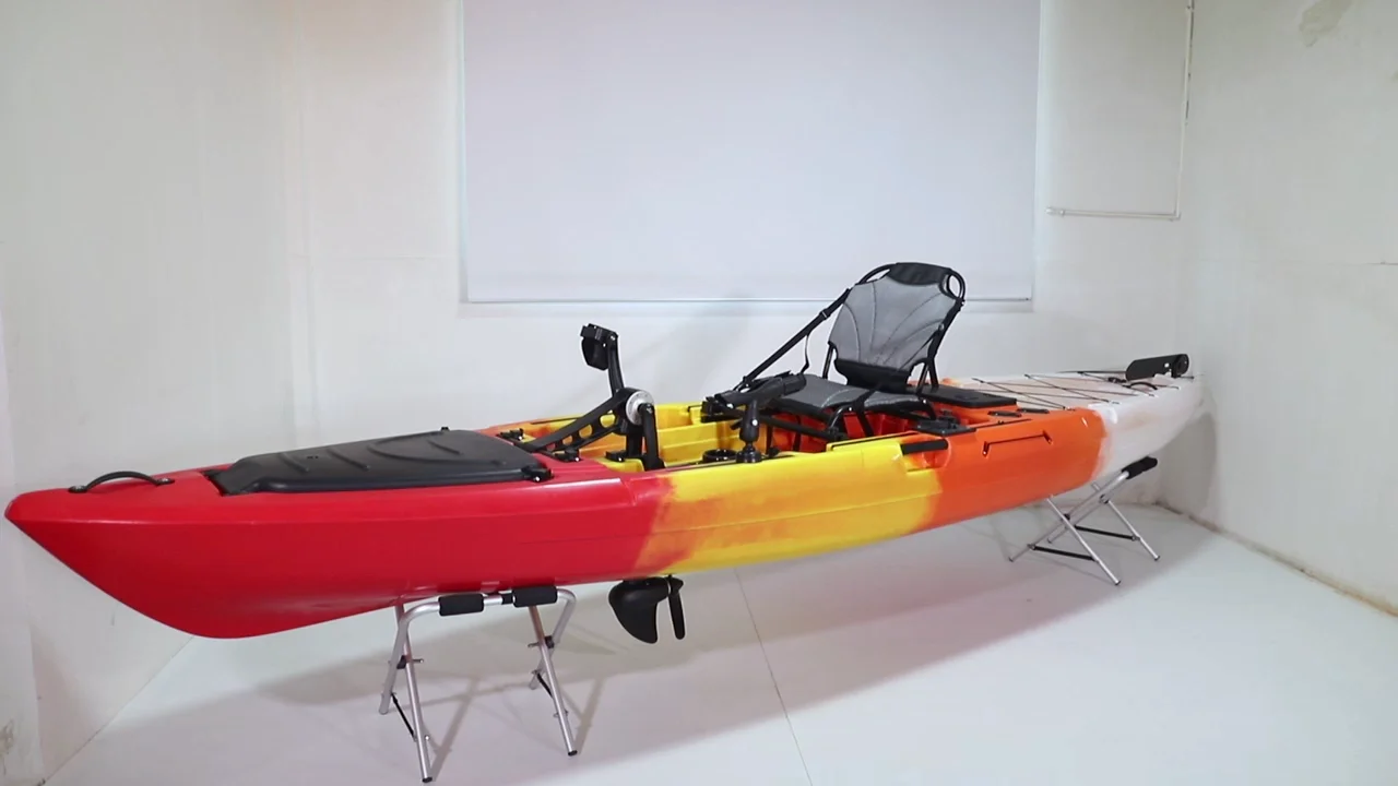 13.5ft Pedal Fishing Kayak With Rudder System Buy Pedal Drive Fishing