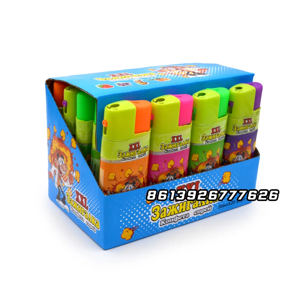 Lighter Shape Sweet Liquid Spray Candy Buy Kosher Spray Candy,Spray