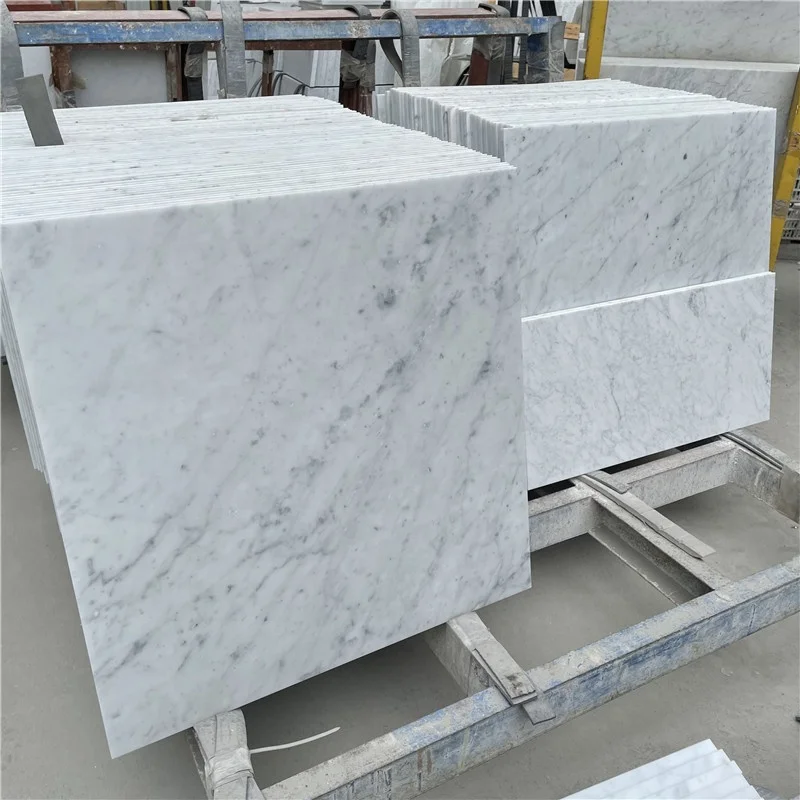 product italy bianco carrara white marble custom tile sheet full body natural stone outdoor application bathroom floor stone cladding-6