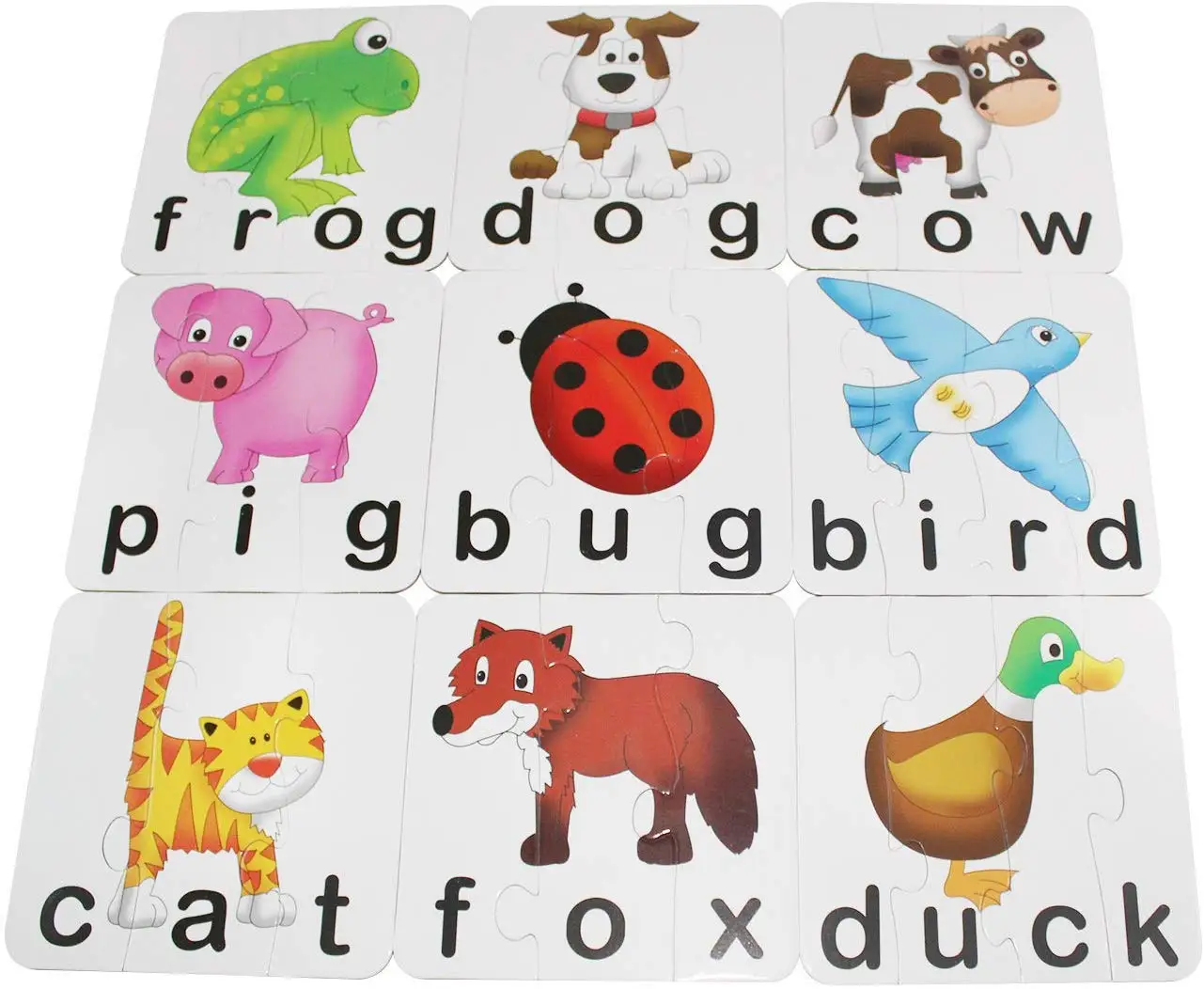 Newly Design Match It Letter Spelling Puzzle,kids Early Reading Of 