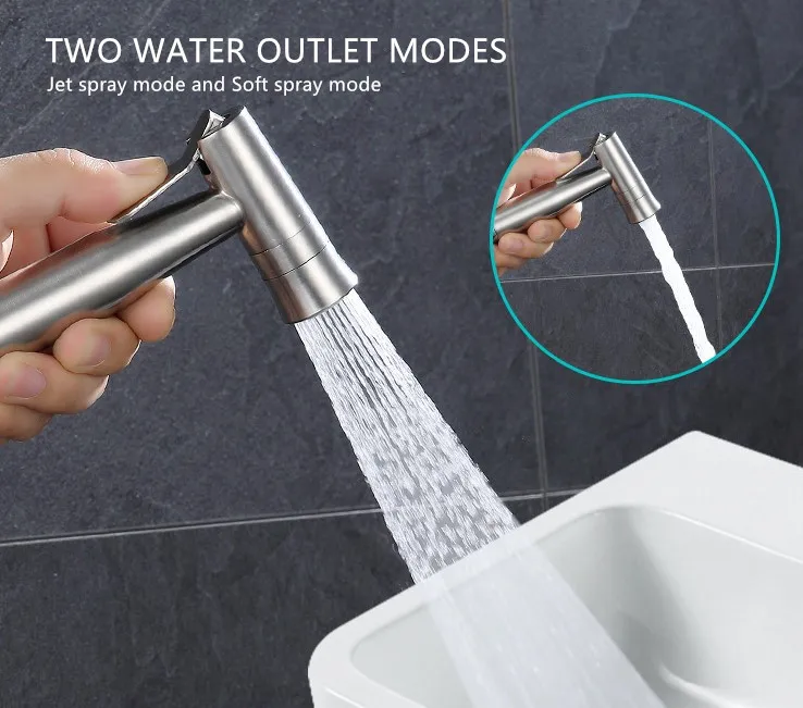 Stainless Steel Toilet Faucet Sprayer,Toilet Hose Sprayers Kit With