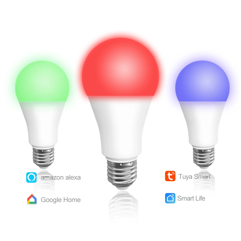 9W Smart LED WIFI Light Bulb Material Multicolored Dimmable White  Equivalent with factory price