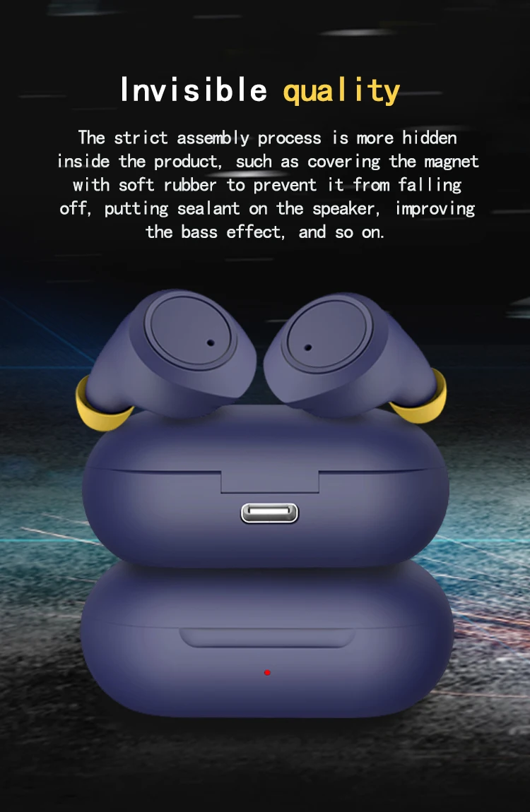 earphone earbud wireless ZOWOSO Z1 shocking bass low price hiker traveler for oppo vivo realme - ANKUX.COM