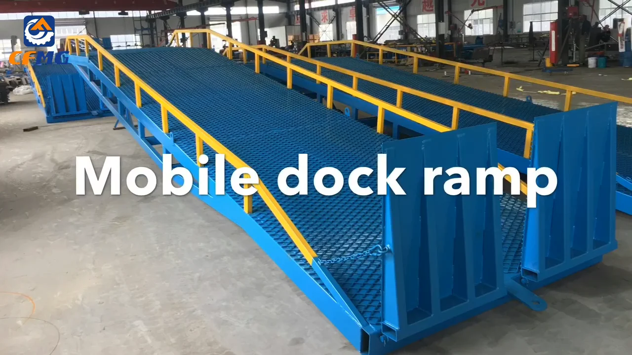 8 Ton Telescopic Dock Leveler Board Dock Leveler Mechanical Container ...