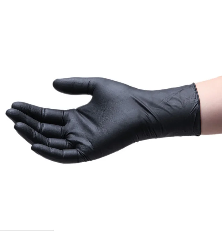 plastic latex gloves