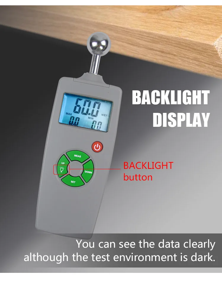 wood moisture meter; concrete moisture meter