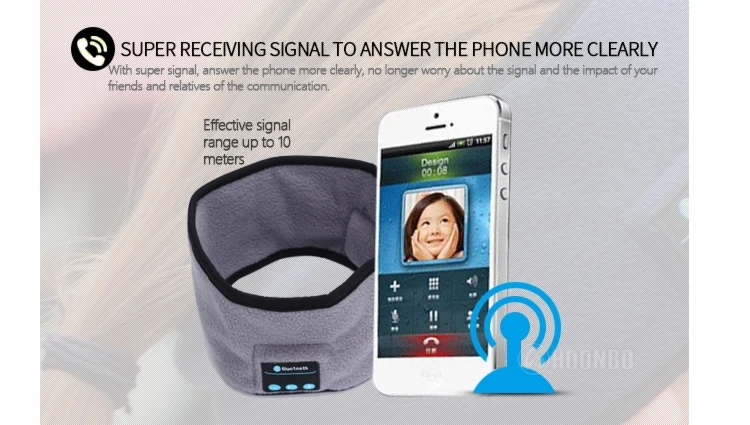 Musical Gym Soft Stereo Sound Headphones Fitness Music Bluetooth Headband