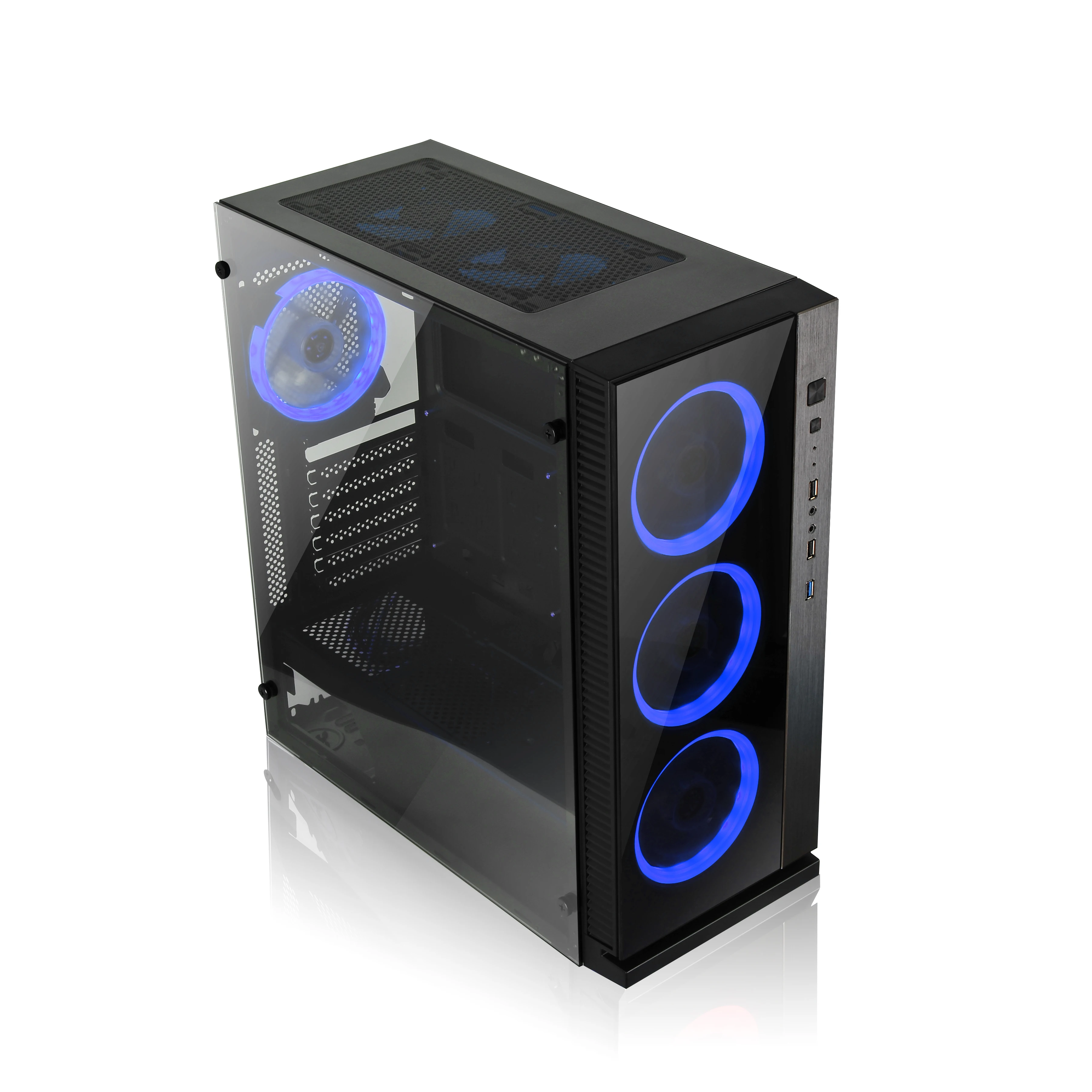 470a-w3 Atx Case Gamer Tempered Glass Atx Gaming Case Computer Case ...